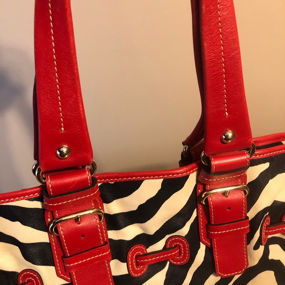 Dooney and Bourke zebra tote bag - Picture 6 of 8